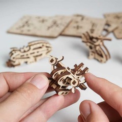 UGears Fidgets Aircraft Mechanical Model